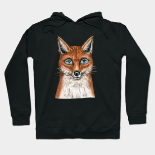 Red fox face Hoodie